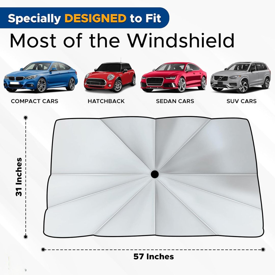 Foldable Windshield Sun Shade Car Umbrella - Bold Car