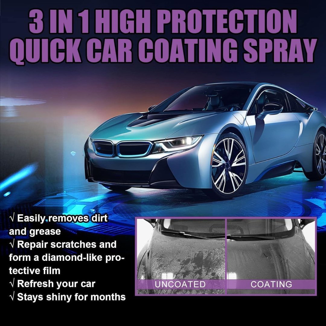 3 - IN - 1 High Protection Fast Car Coating Spray - Bold Car