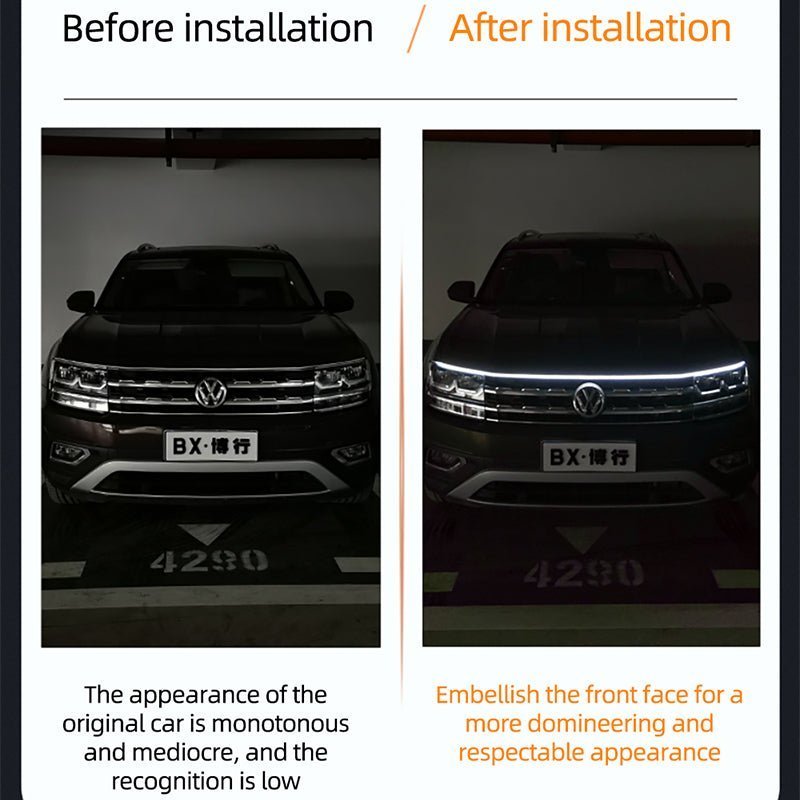 LED Starting Car Hood Decorative Light - Bold Car