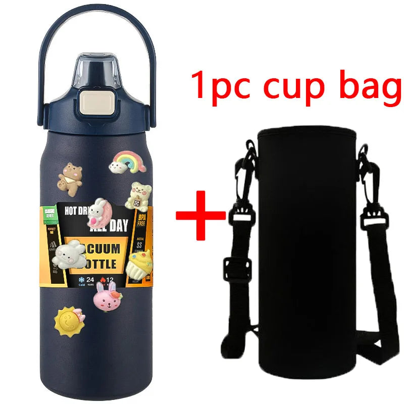 1.5L Stainless Steel Thermos Bottle – Large Capacity Vacuum Insulated Mug