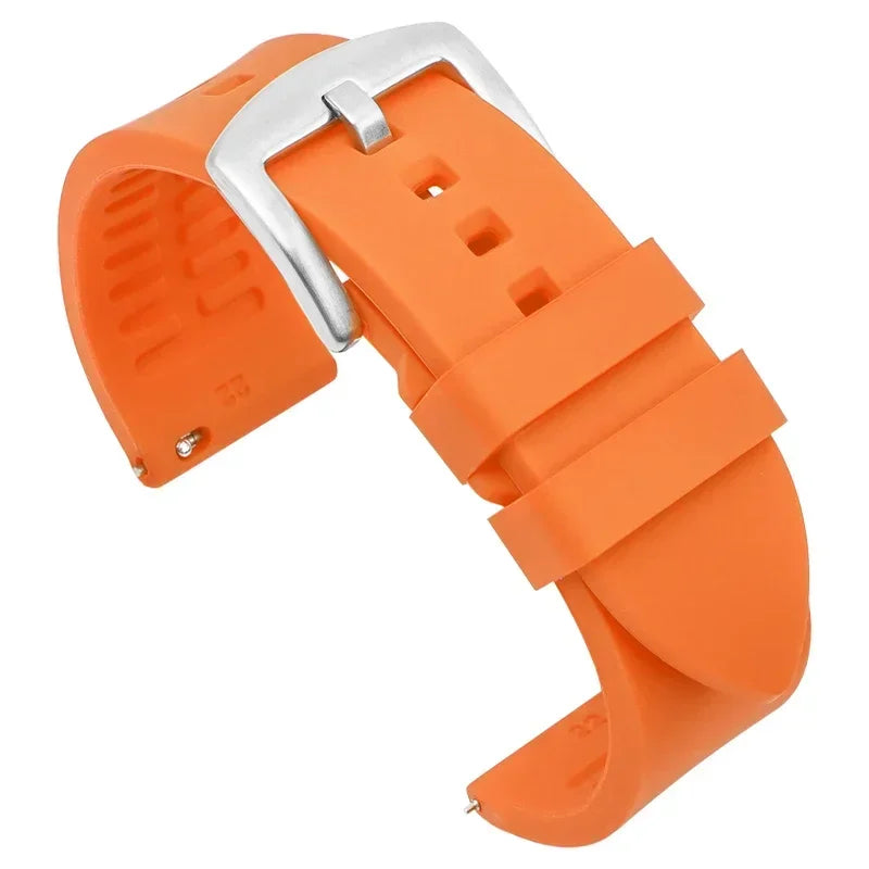 Silicone Watch Band 18mm 19mm 20mm 21mm 22mm 24mm Men's Sports Watrproof Strap for Rolex for Seiko Watch Replacement Watchband
