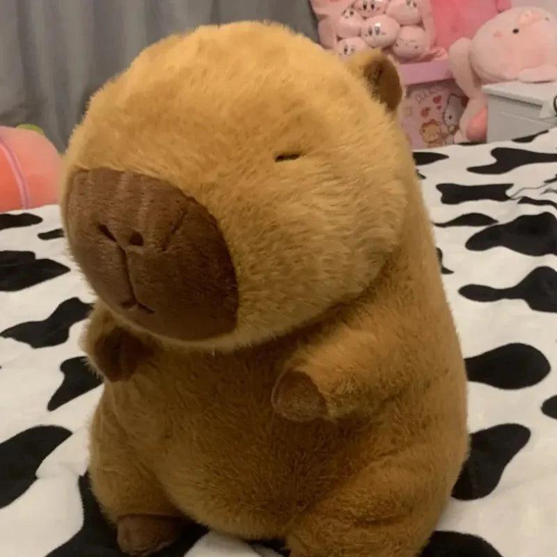 Kawaii Capybara Plush Toy – Soft & Fluffy Stuffed Animal Doll