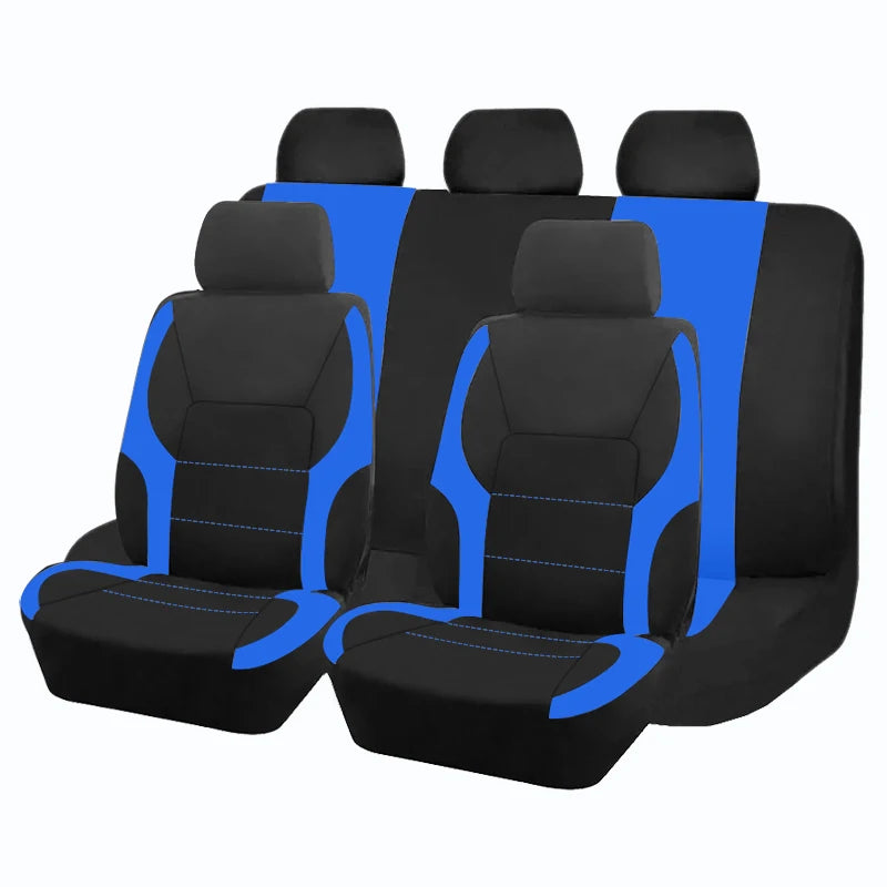 Universal Sporty Car Seat Covers – Polyester, All-Season Fit