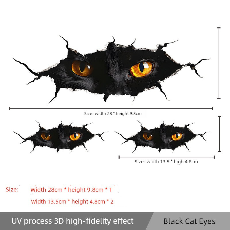 3D Occlusion Scratch Waterproof Car Stickers