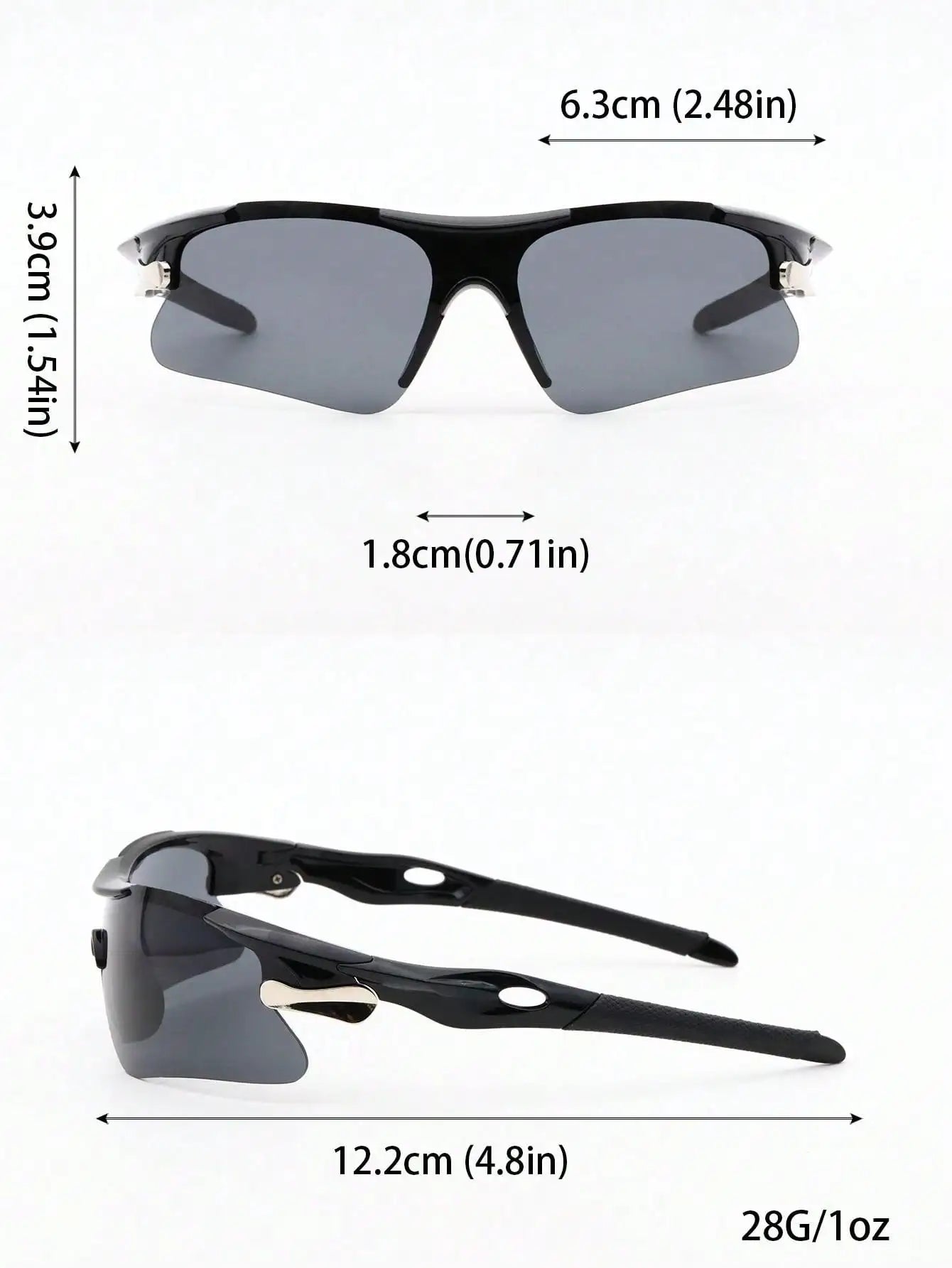 Sports Cycling Sunglasses – UV Protection MTB & Road Bike Eyewear for Men