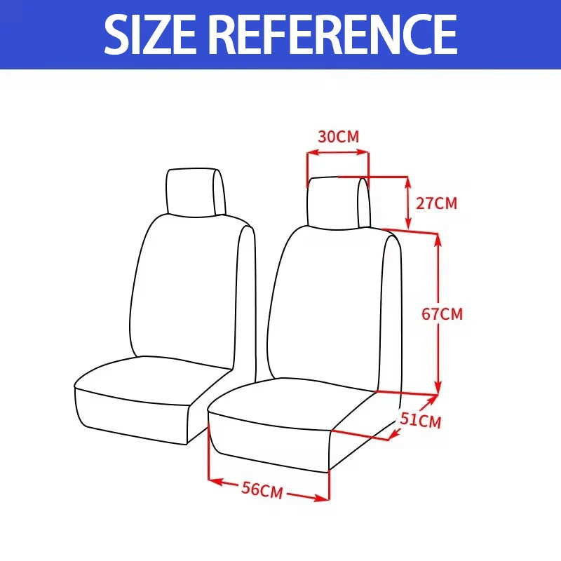 Fashionable Tire Track Car Seat Covers – Universal Fit