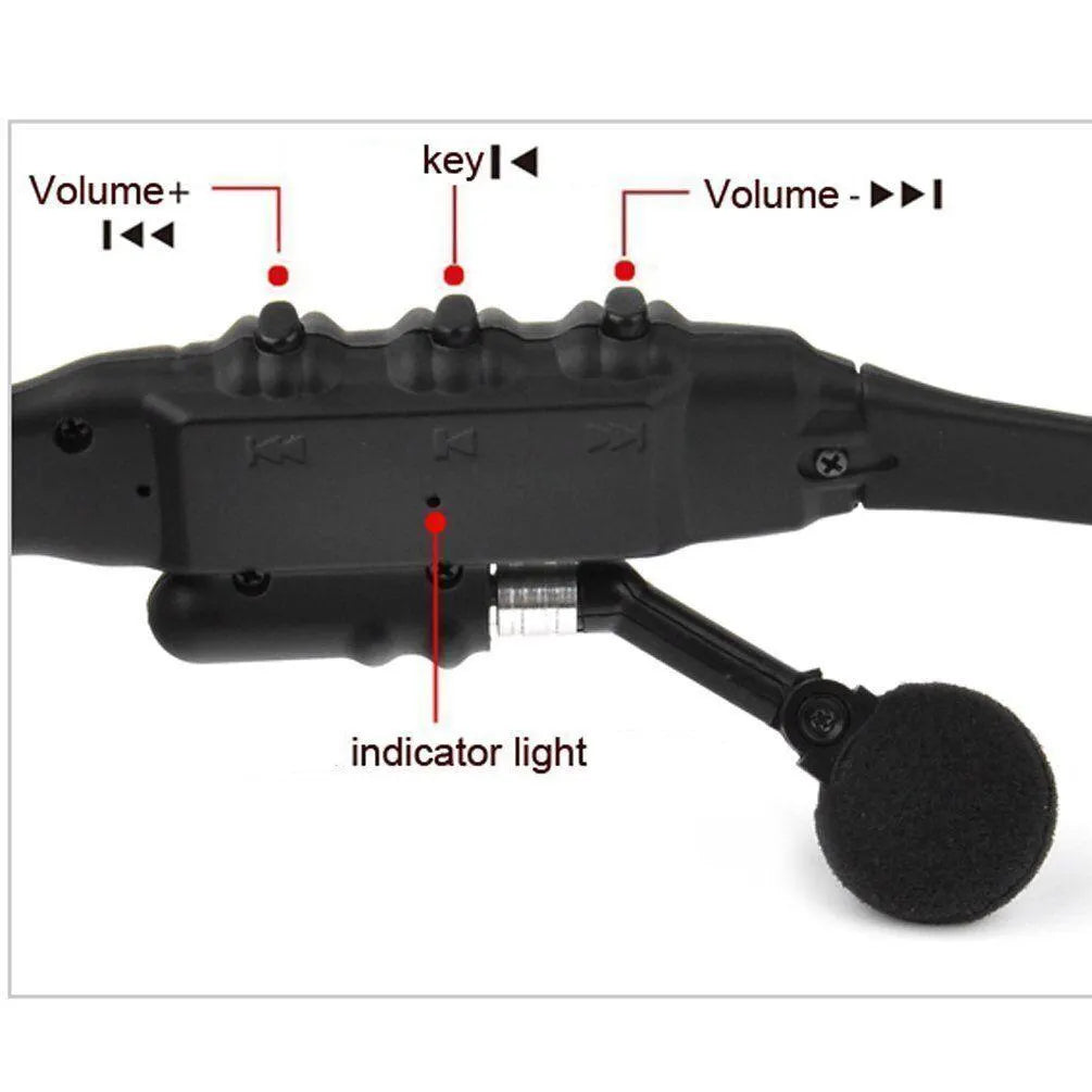 Wireless Stereo Earphones & Mic Sunglasses – Sport & Driving Headset