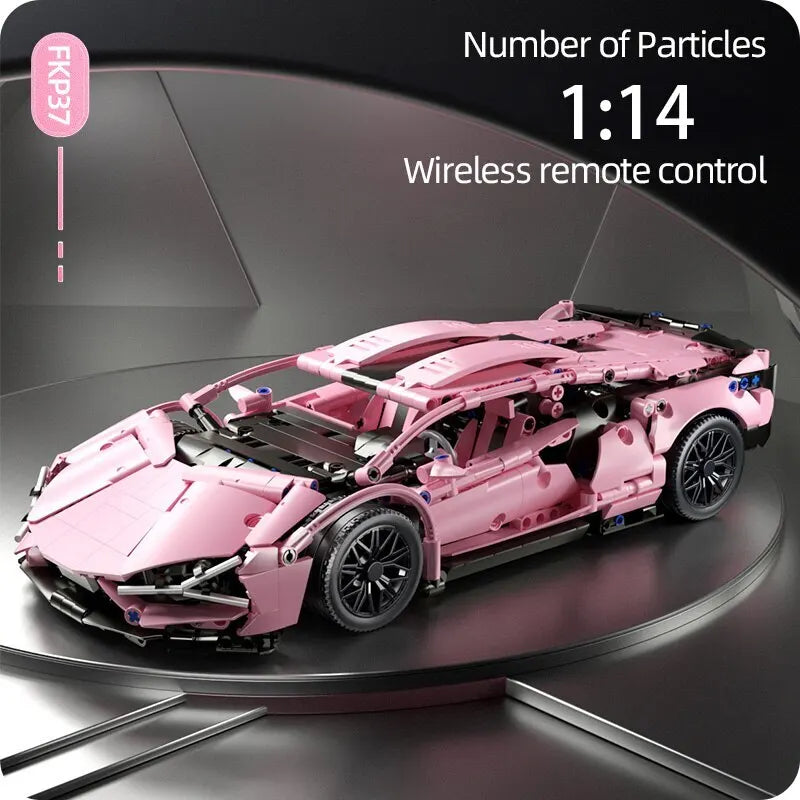 1280PCS Racing Supercar Model – Building Blocks Kit for Kids & Adults