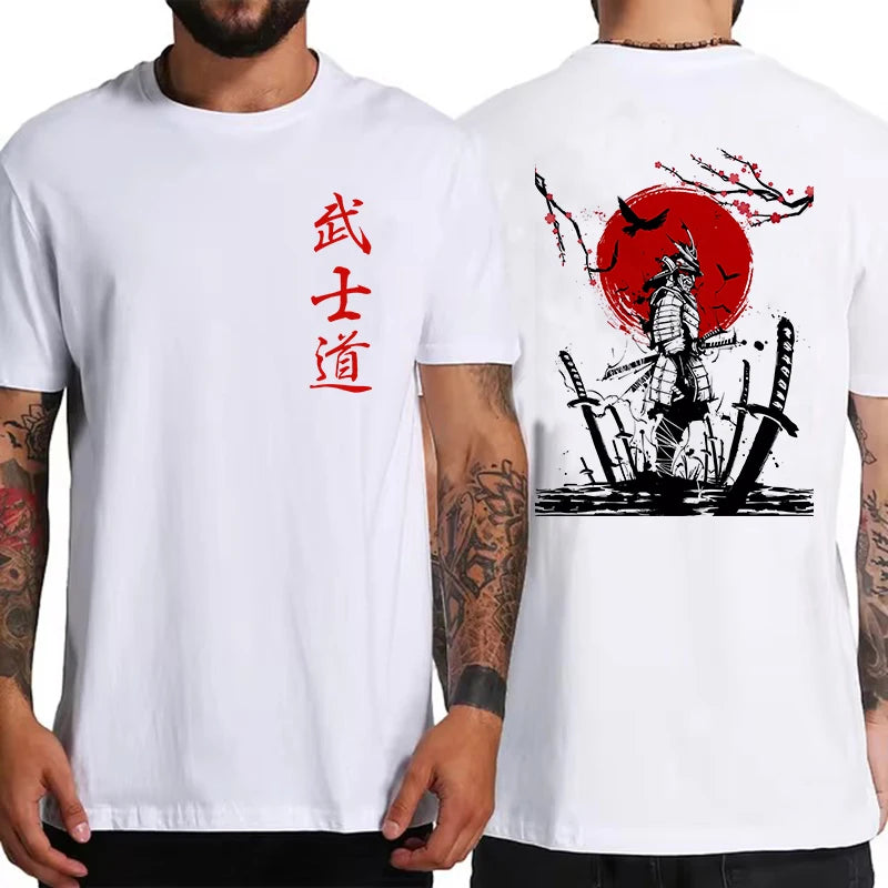 Soft Japan Samurai Spirit T Shirts for Men