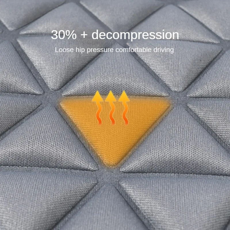 3D Triangle Massage Car Seat Cover – Pain Relief & Comfort