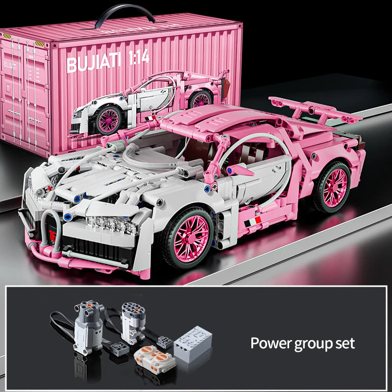 1280PCS Racing Supercar Model – Building Blocks Kit for Kids & Adults