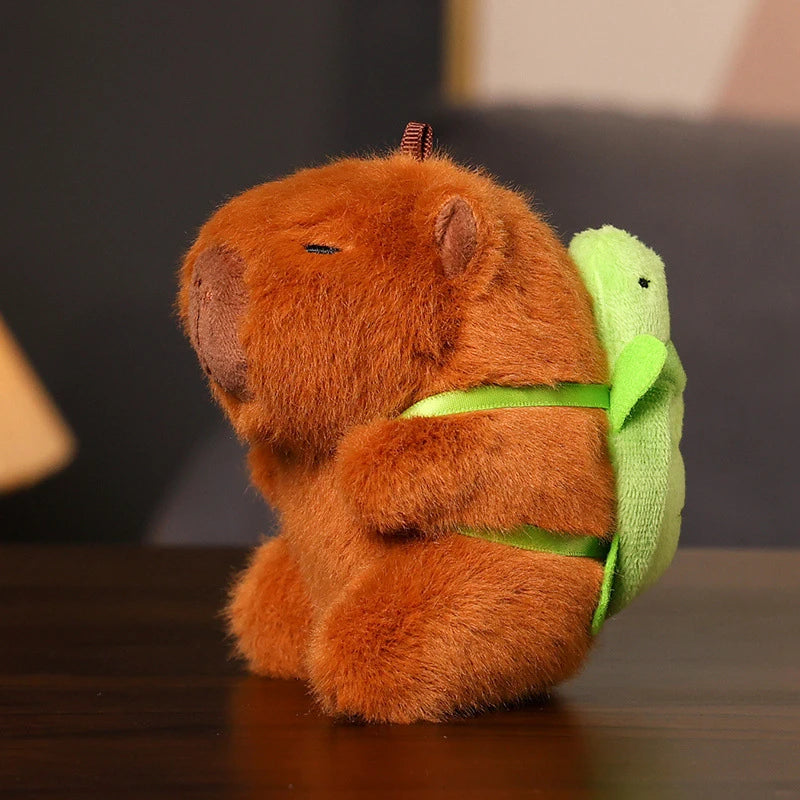New Dolphin & Capybara Plush Keychain – Cute Animal Doll Bag Charm