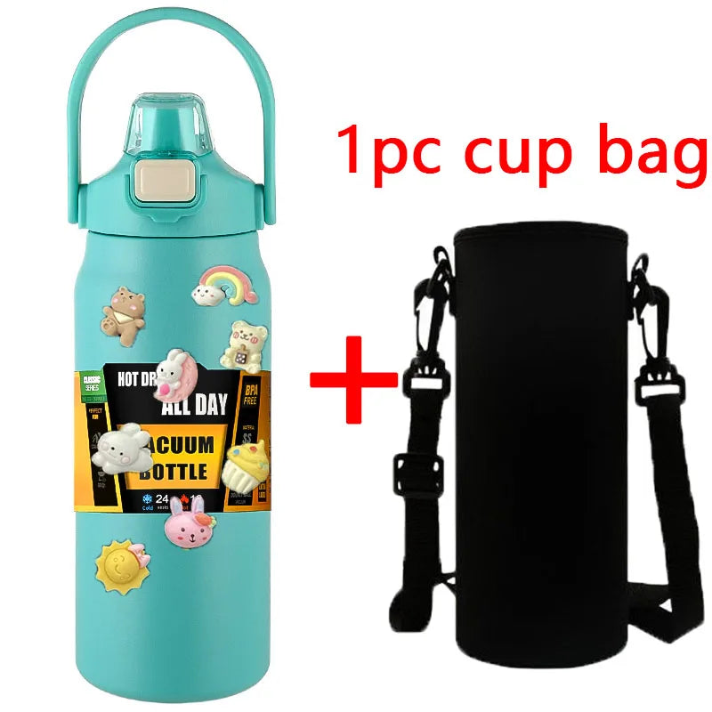1.5L Stainless Steel Thermos Bottle – Large Capacity Vacuum Insulated Mug