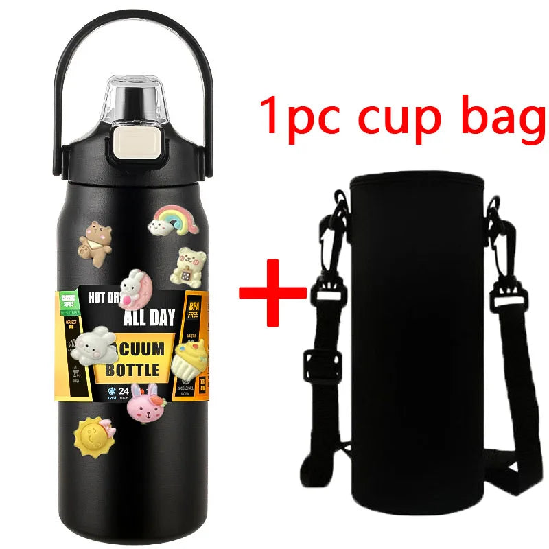 1.5L Stainless Steel Thermos Bottle – Large Capacity Vacuum Insulated Mug
