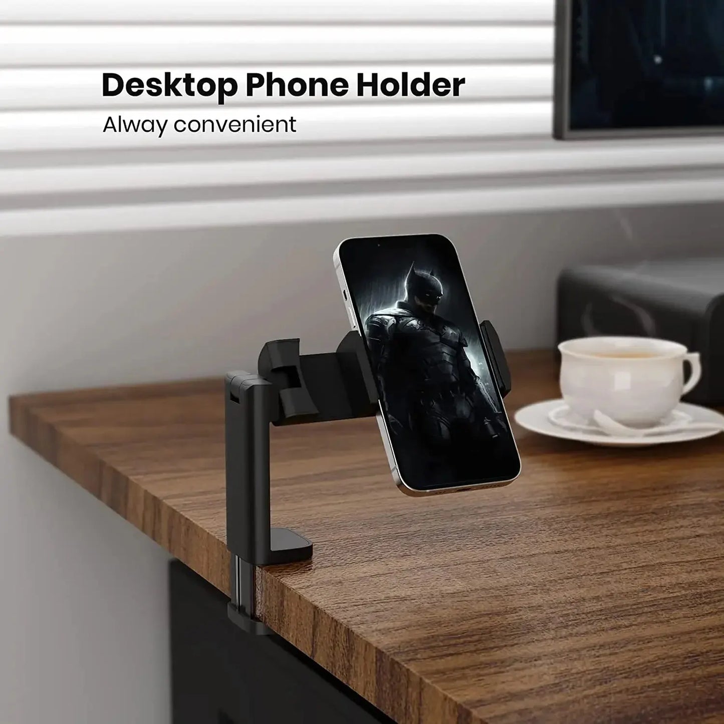 Universal 360° Foldable Airplane & Car Seat Phone Holder – Travel Stand Mount