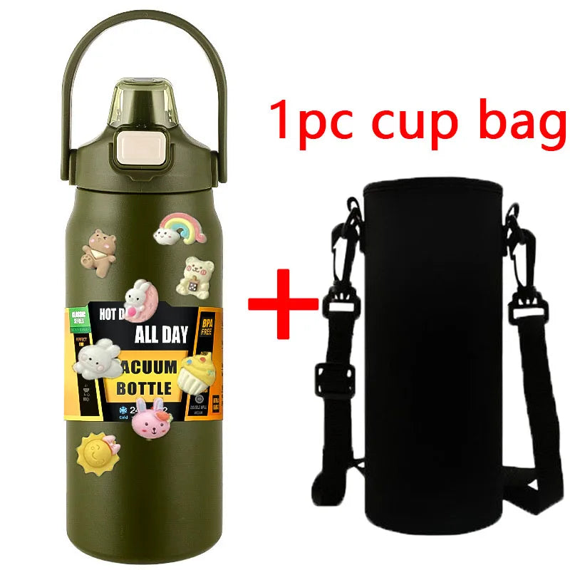 1.5L Stainless Steel Thermos Bottle – Large Capacity Vacuum Insulated Mug