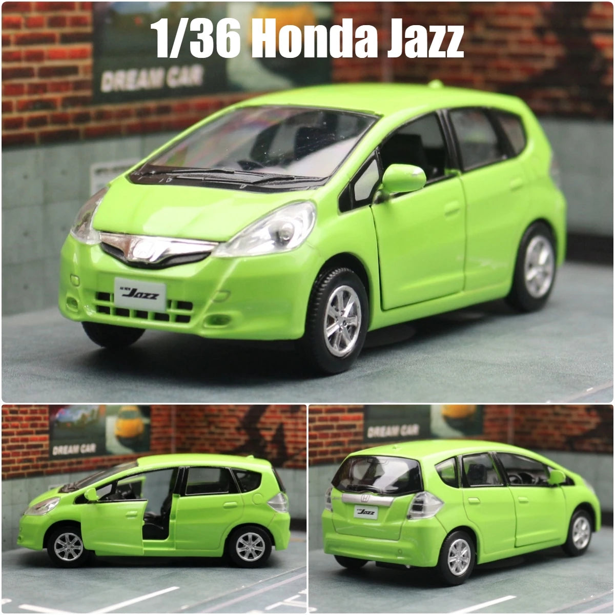 1/36 Honda JAZZ FIT Toy Car Model For Children