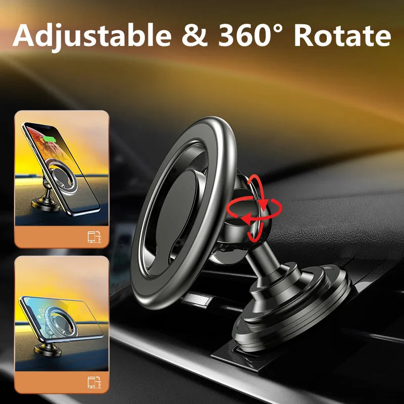 Magnetic Car Phone Holder – MagSafe Air Vent Mount for iPhone 12-15 Pro Max