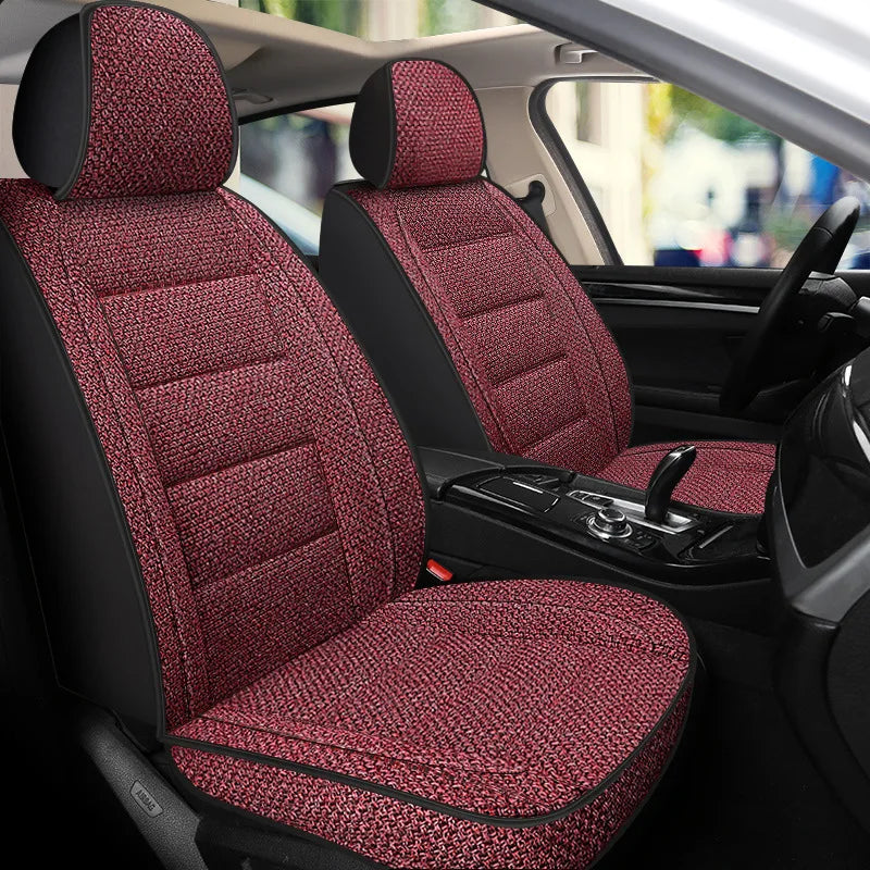 Universal Linen Car Seat Cover – Breathable & All-Season