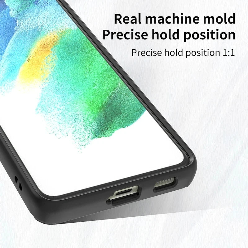 Magnetic Matte Case For Samsung Galaxy S25 S24 S23 S22 S21 S20 Ultra FE 5G S10 S9 Plus Lite Shock Proof Ring Holder Cover Funda