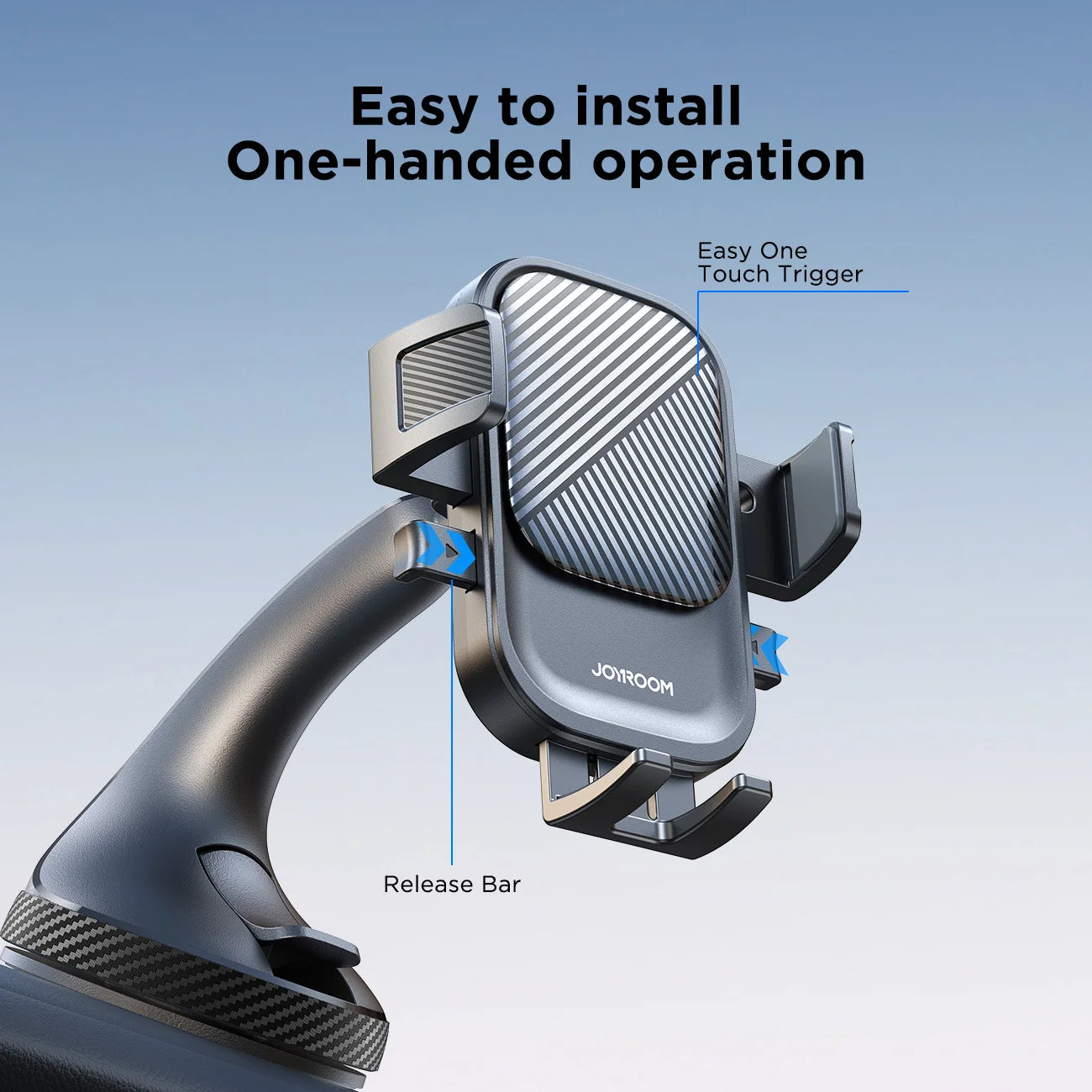 Joyroom Universal Car Phone Holder – Strong Suction & 360° Rotating Mount
