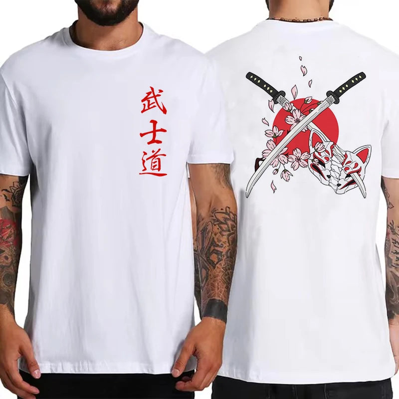 Soft Japan Samurai Spirit T Shirts for Men