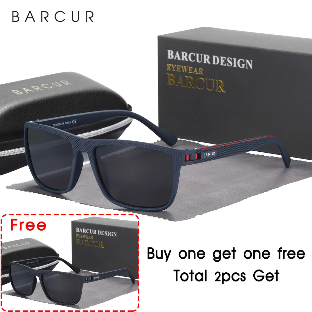 BARCUR Polarized Sunglasses – Lightweight TR90 Outdoor Fishing & Travel Eyewear