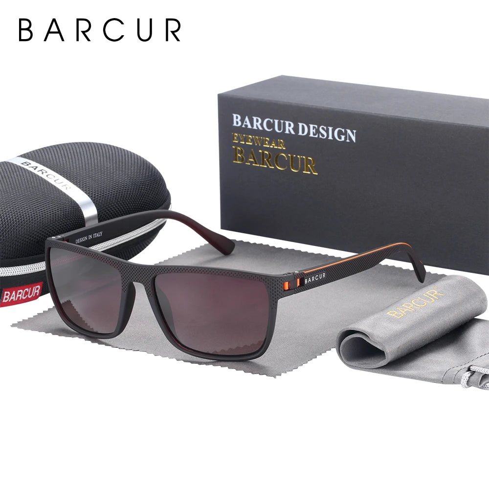 BARCUR Polarized Sports Sunglasses – Lightweight TR90 Fishing & Travel Eyewear