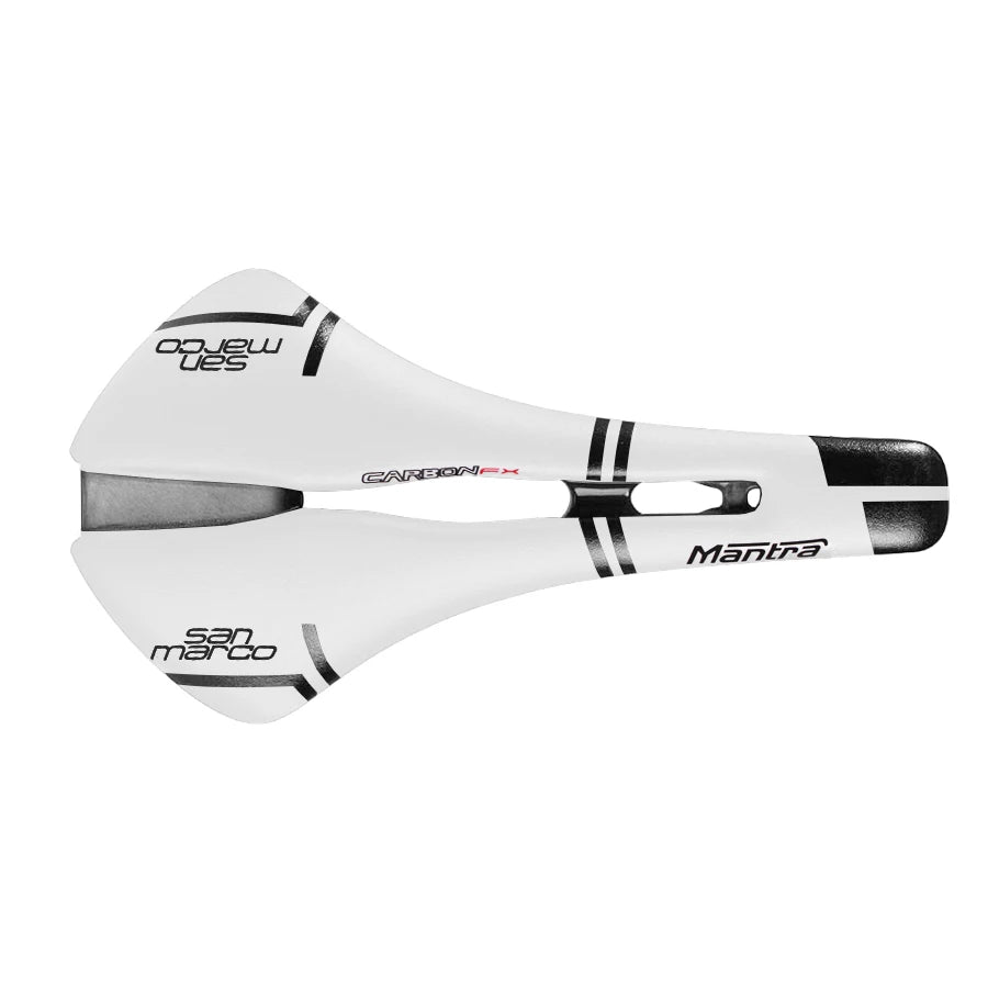 Mantra Comfortable Carbon Bike Saddle – 143mm Wide, 7x9mm Rails for Road & TT Bikes