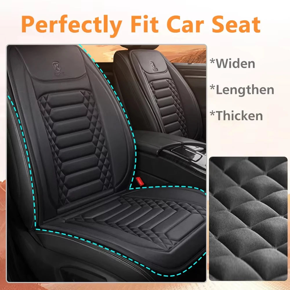 Winter Heated Car Seat Cover – 12V Warmer Cushion