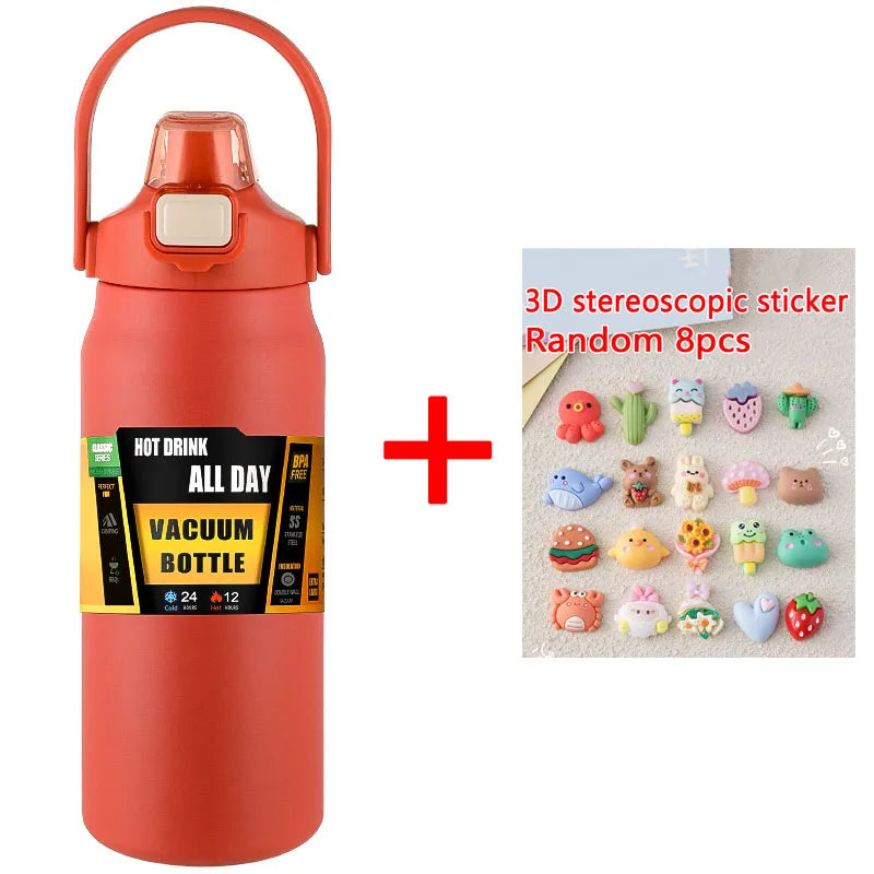 1.5L Stainless Steel Thermos Bottle – Large Capacity Vacuum Insulated Mug