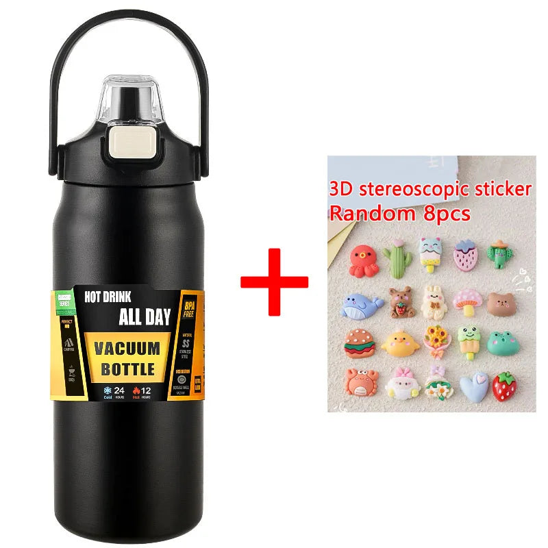 1.5L Stainless Steel Thermos Bottle – Large Capacity Vacuum Insulated Mug