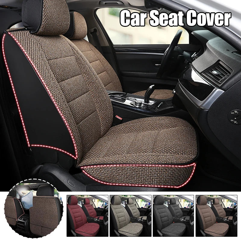 Universal Linen Car Seat Cover – Breathable & All-Season