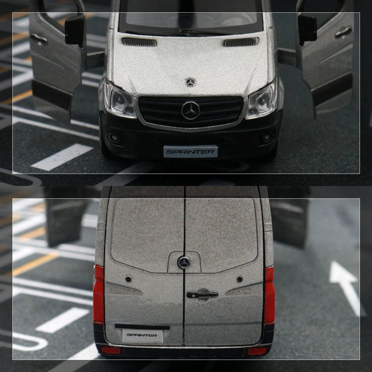 Mercedes-Benz Sprinter Toy Car Model 1/36 RMZ