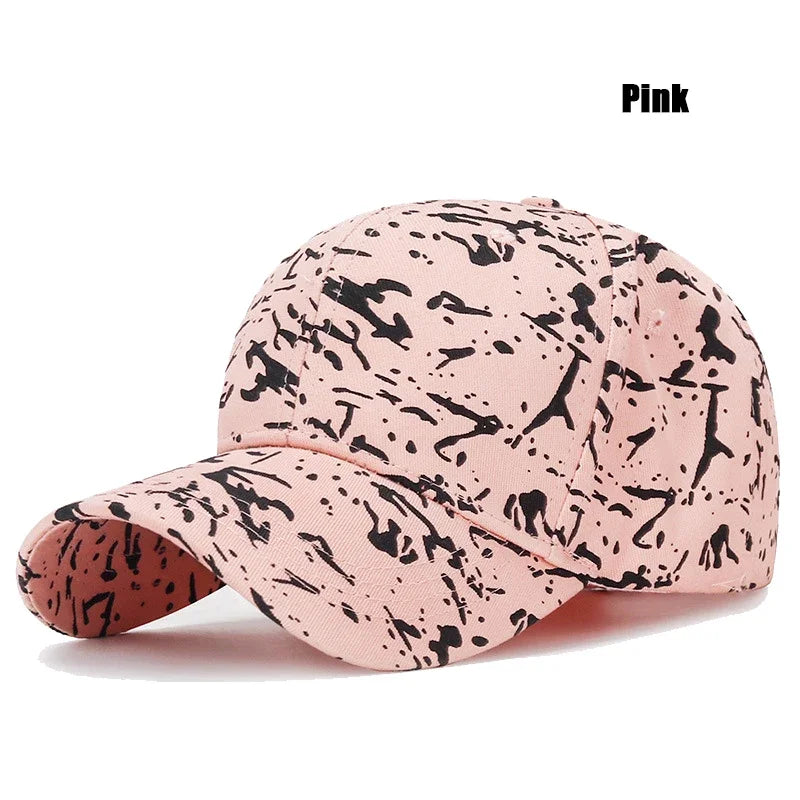 5 Colors New Fashion Youth Unisex Graffiti Style Sunshade Baseball Cap Men Women Outdoor Casual Sport Classic Visor Trucker Hat