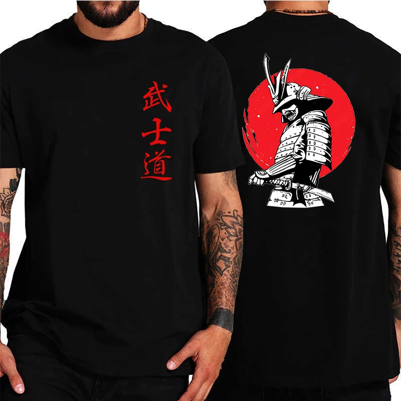 Soft Japan Samurai Spirit T Shirts for Men