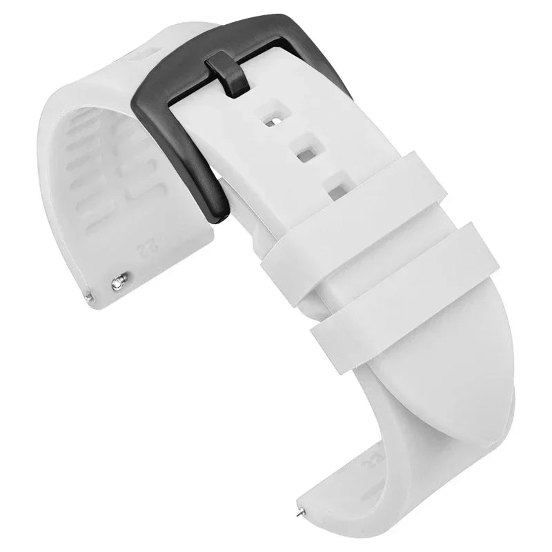 Silicone Watch Band 18mm 19mm 20mm 21mm 22mm 24mm Men's Sports Watrproof Strap for Rolex for Seiko Watch Replacement Watchband