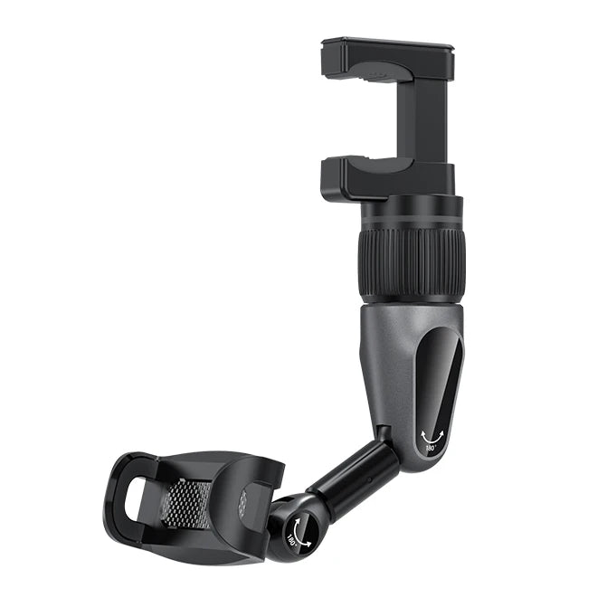 Multifunctional Rearview Mirror Phone Holder – Adjustable Car Mount & GPS Support