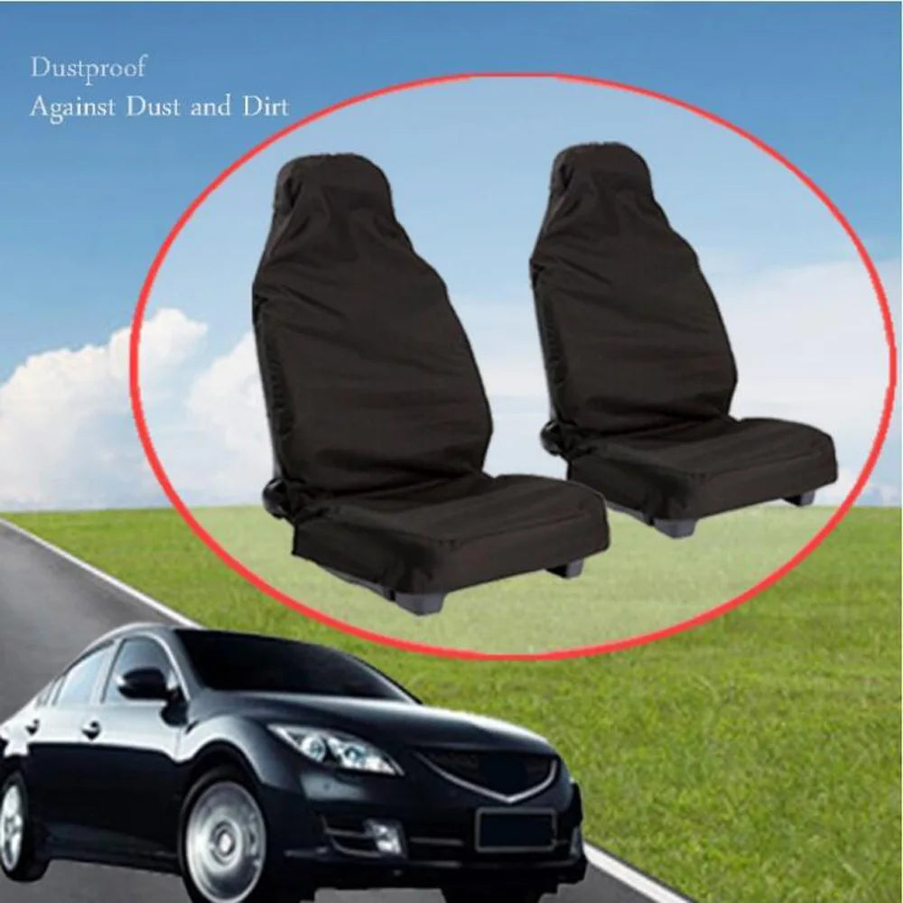 Black Universal Car Seat Covers – Waterproof & Durable