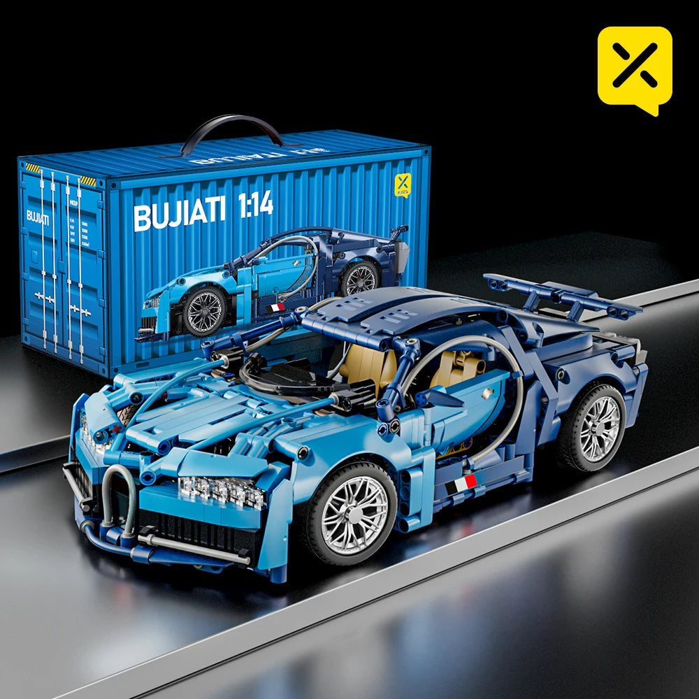 1280PCS Racing Supercar Model – Building Blocks Kit for Kids & Adults