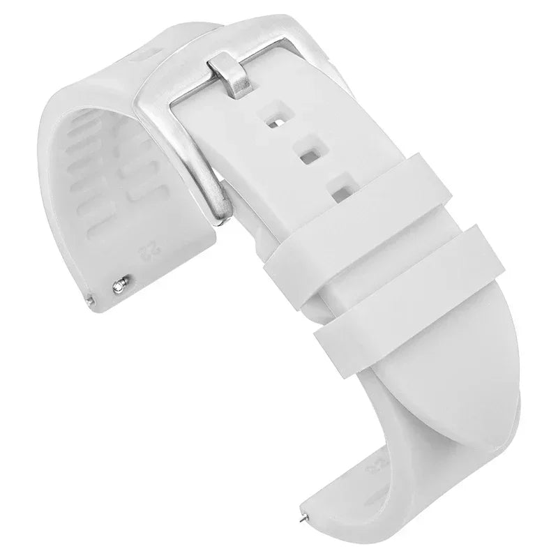 Silicone Watch Band 18mm 19mm 20mm 21mm 22mm 24mm Men's Sports Watrproof Strap for Rolex for Seiko Watch Replacement Watchband