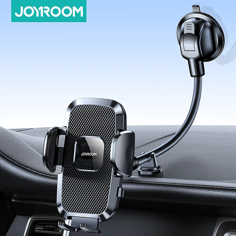 360° Dashboard Phone Holder – 9in Flexible Arm for Car, Windshield & Vent