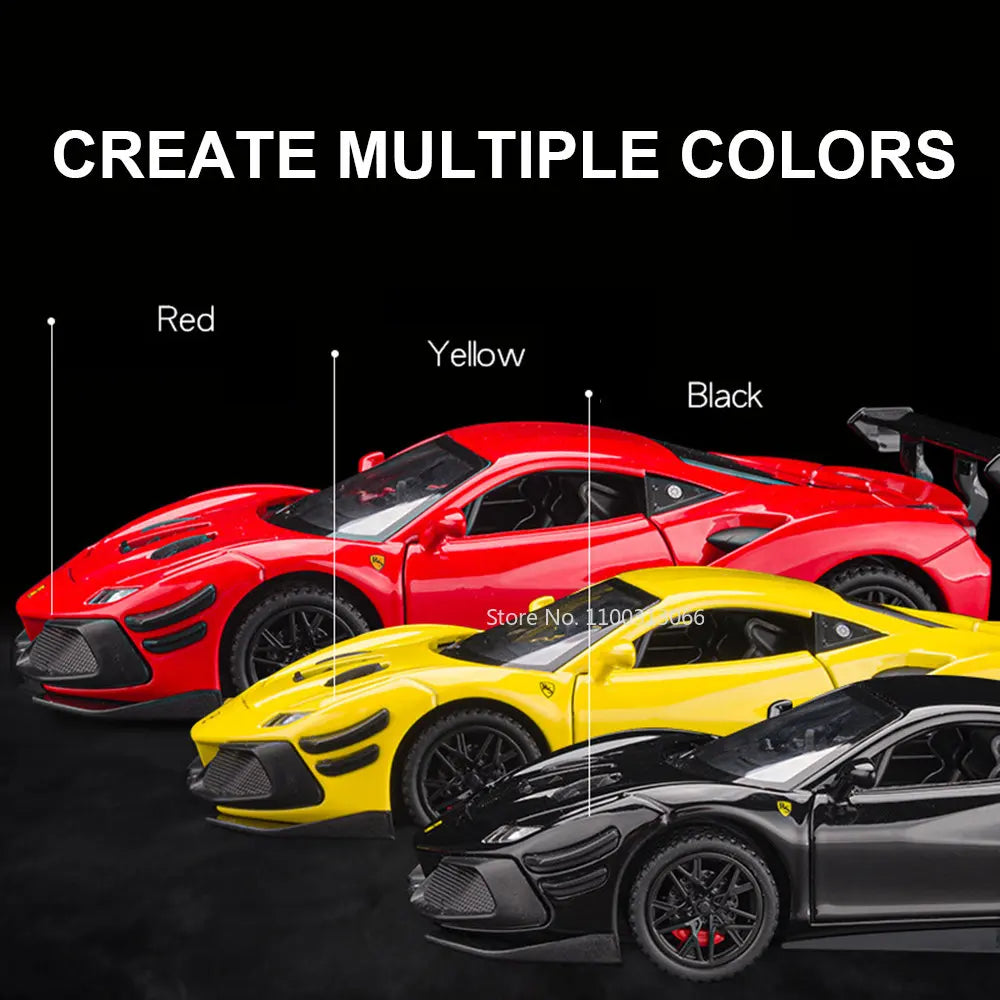 1:32 F488 Alloy Car Model Diecasts Metal Toys Children's Gift