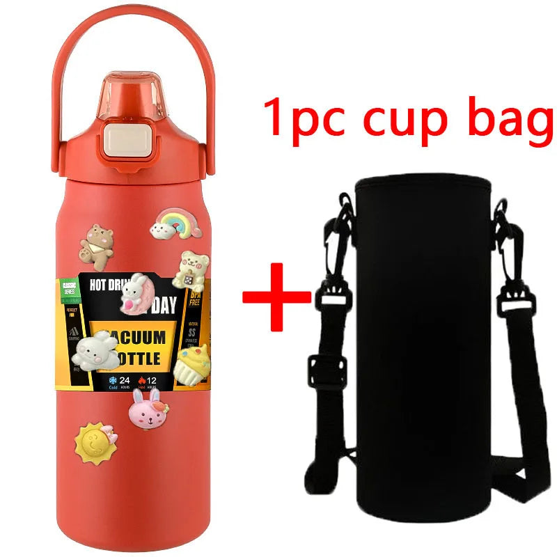 1.5L Stainless Steel Thermos Bottle – Large Capacity Vacuum Insulated Mug