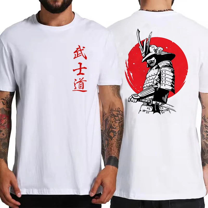 Soft Japan Samurai Spirit T Shirts for Men