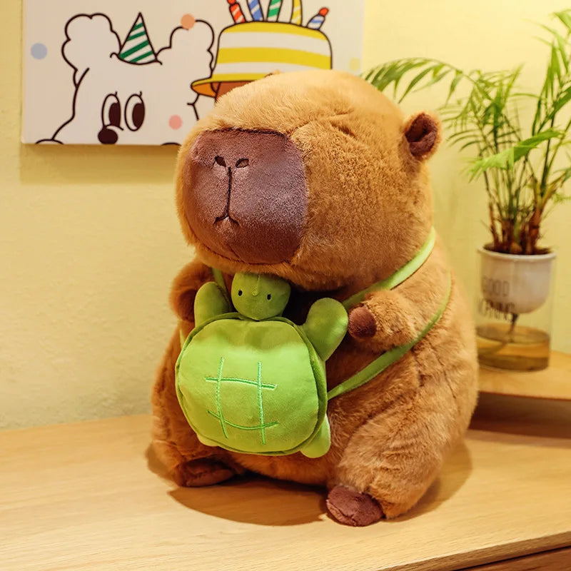 Kawaii Capybara Plush Toy – Soft & Fluffy Stuffed Animal Doll