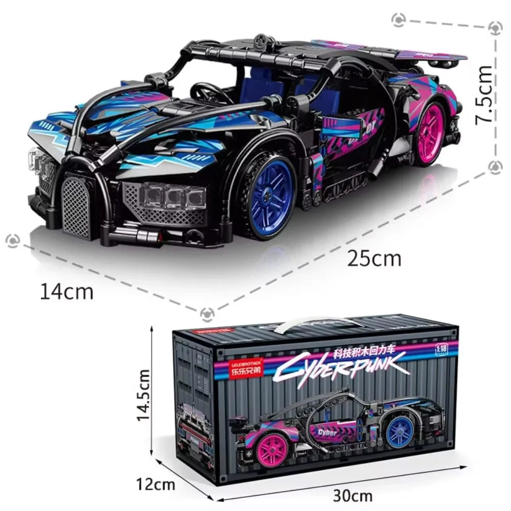 451PCS City Speed Car Building Blocks – Luxury Racing Vehicle Toy