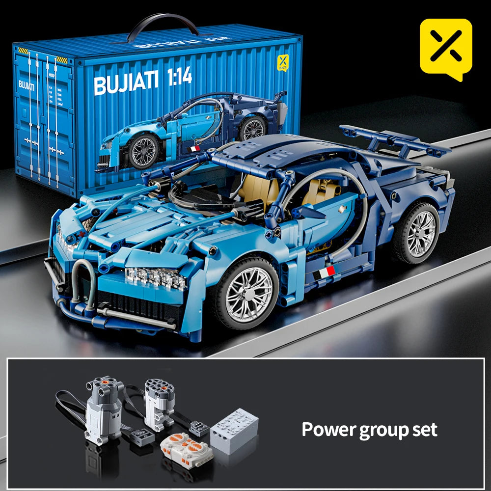 1280PCS Racing Supercar Model – Building Blocks Kit for Kids & Adults