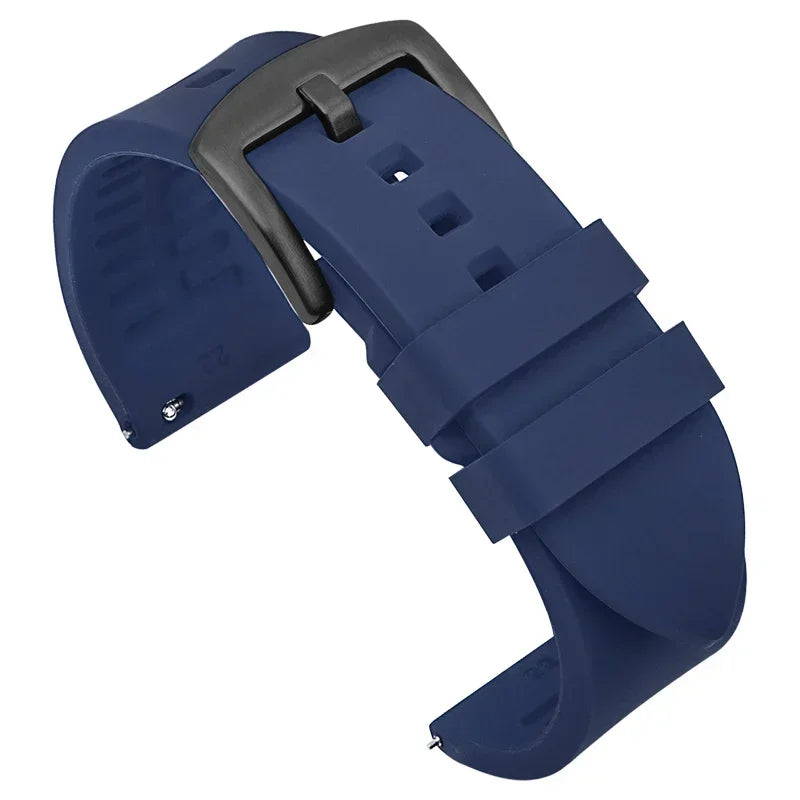Silicone Watch Band 18mm 19mm 20mm 21mm 22mm 24mm Men's Sports Watrproof Strap for Rolex for Seiko Watch Replacement Watchband