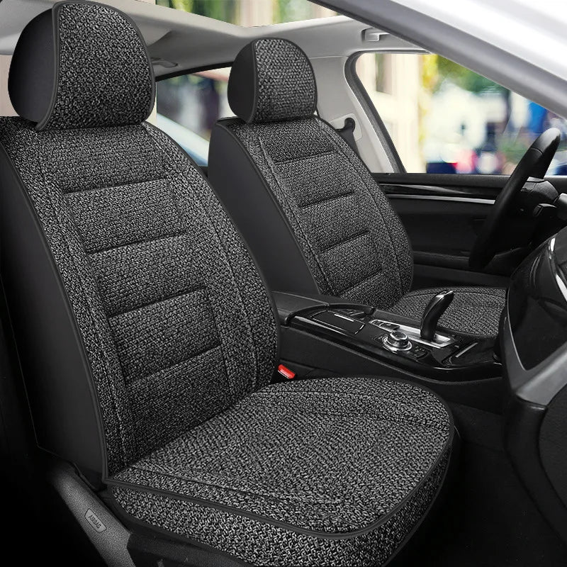 Universal Linen Car Seat Cover – Breathable & All-Season